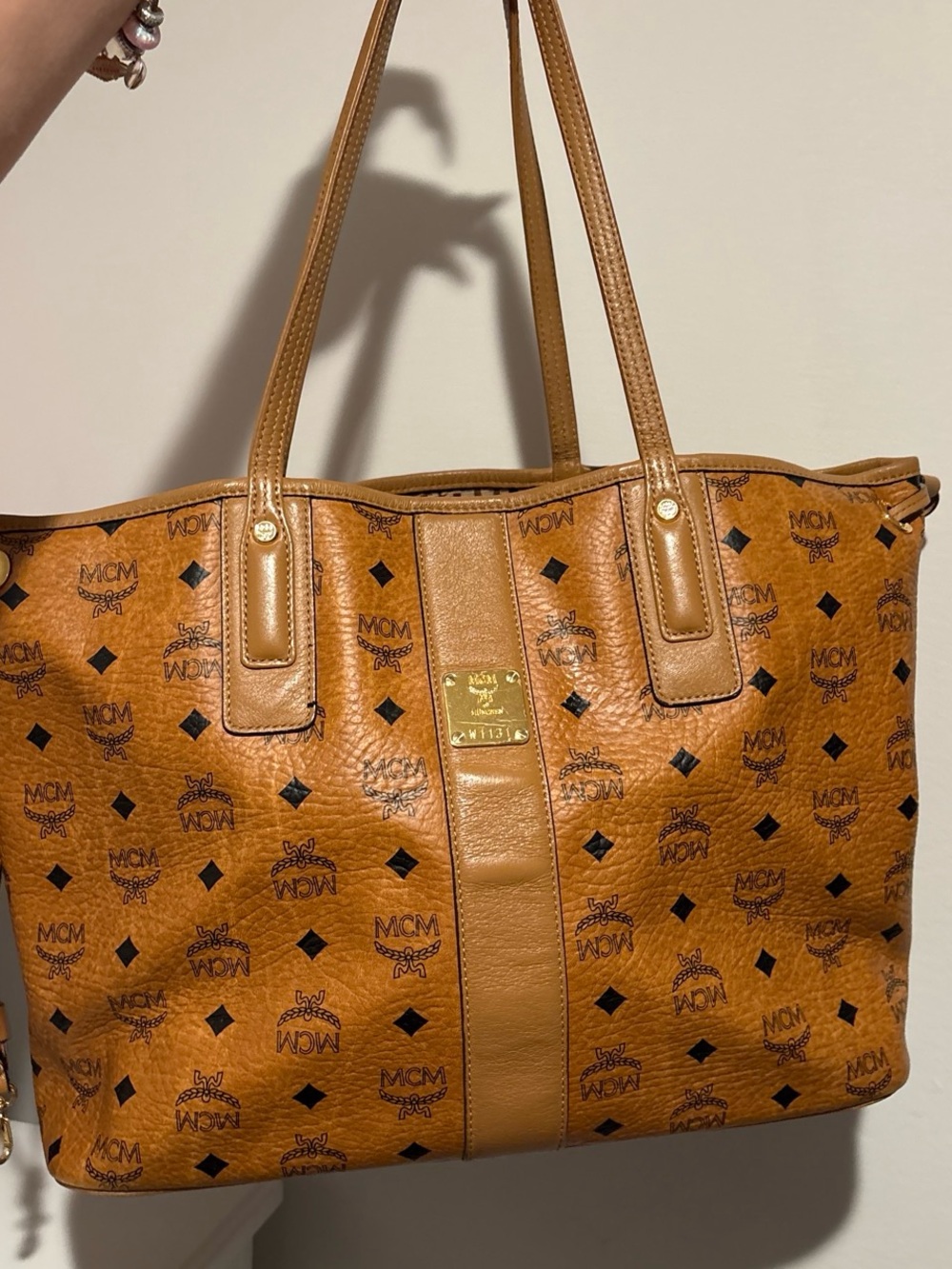 Mcm authentic reversible Liz shopper